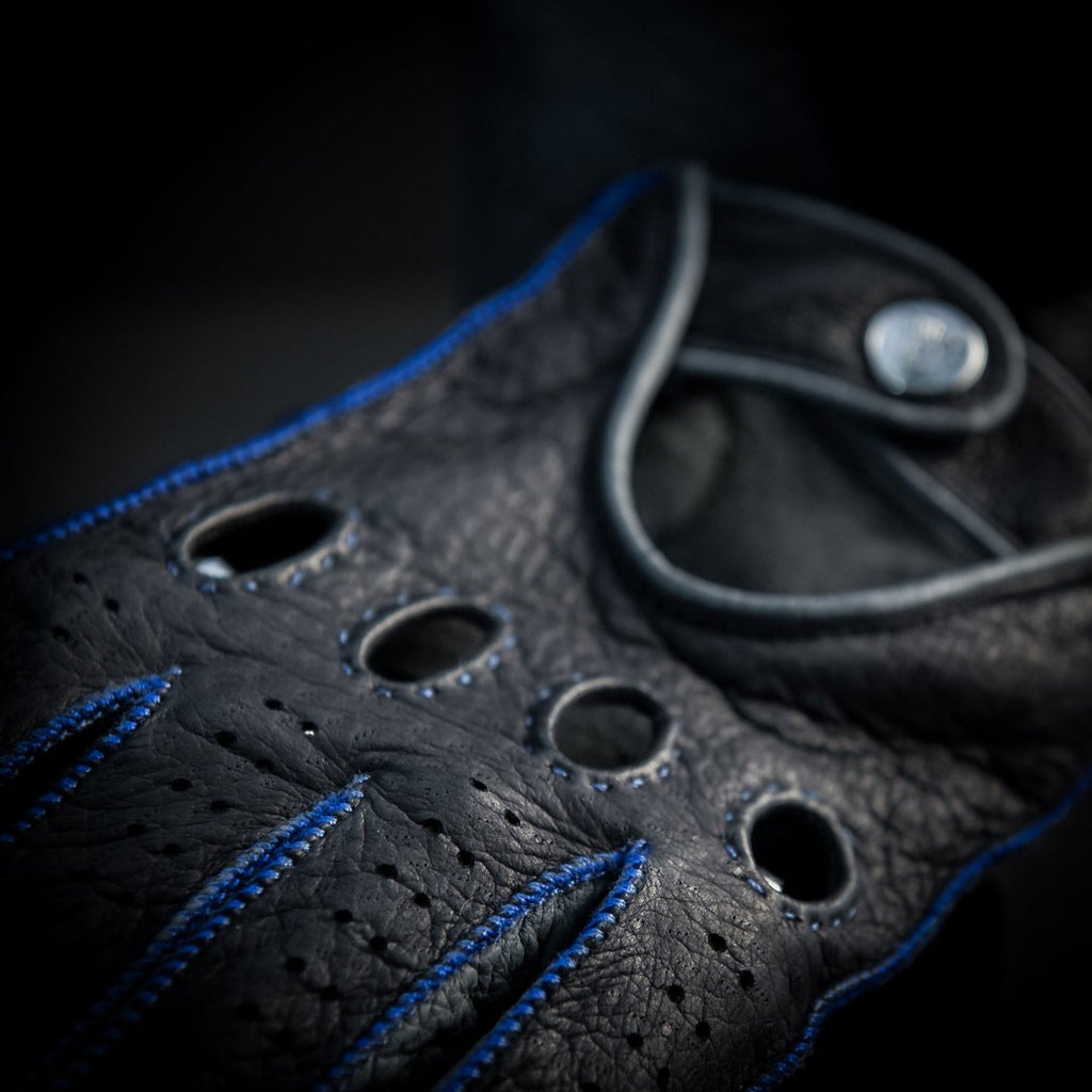 Azzurro Blue Driving Gloves