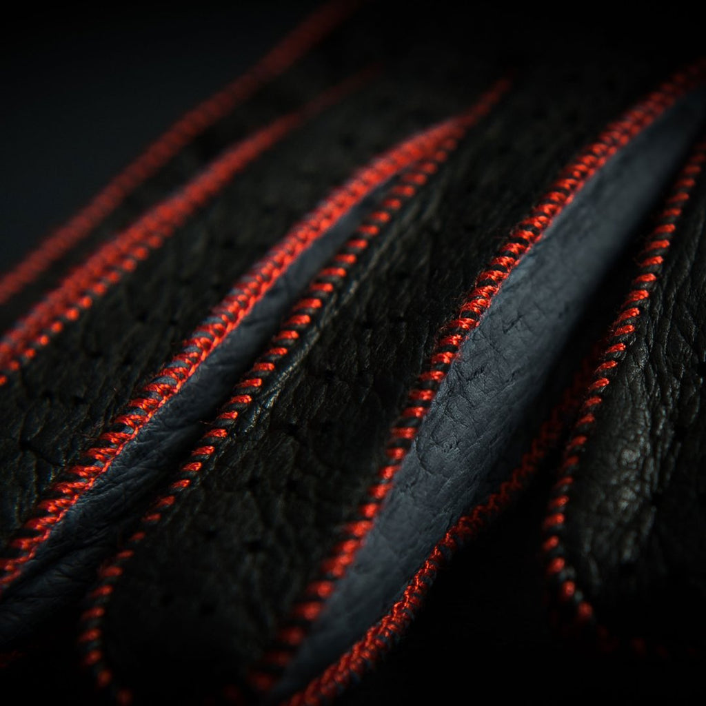 Rosso Acceso Red Driving Gloves
