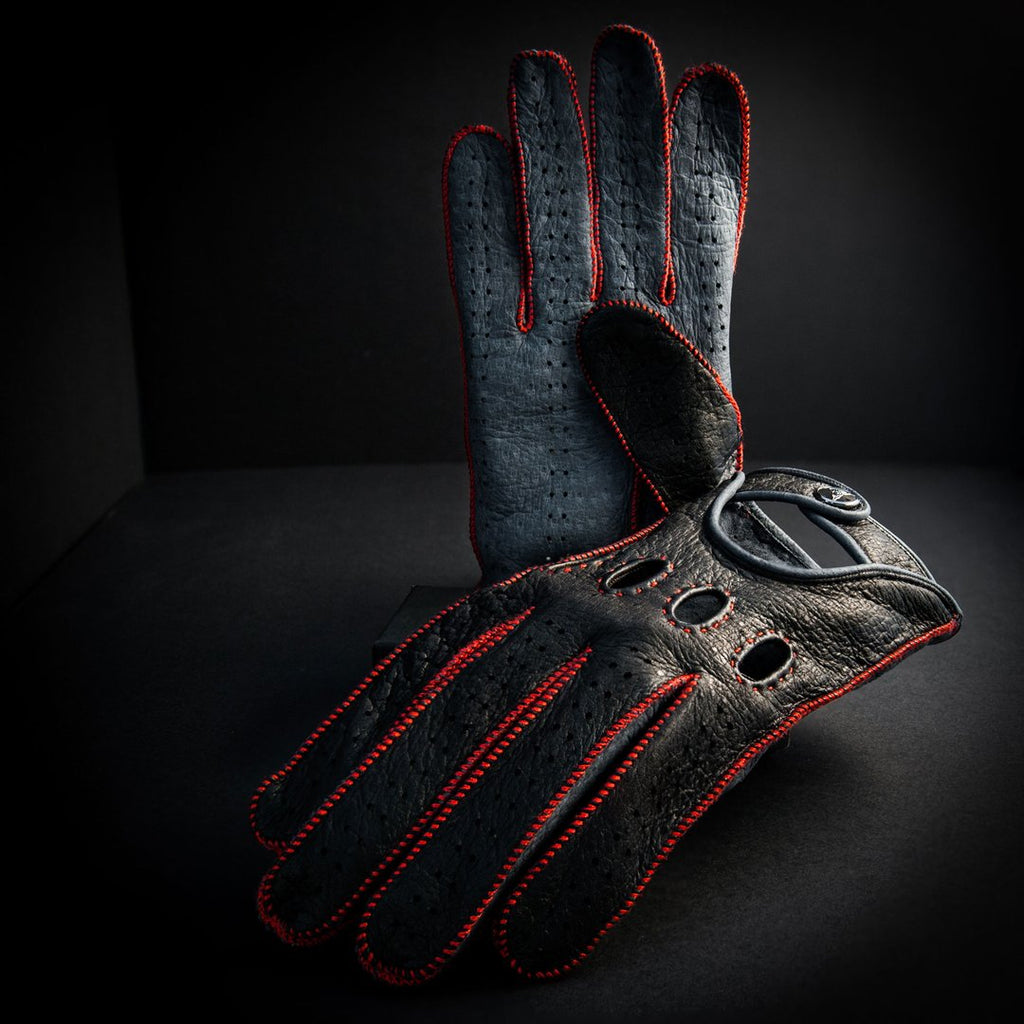 Rosso Acceso Red Driving Gloves