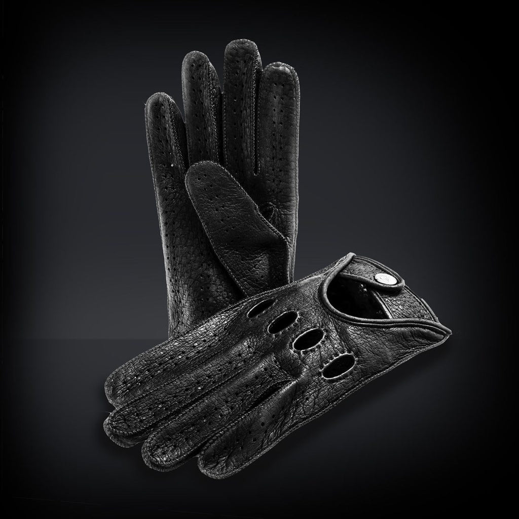 Tutto Nero Black Driving Gloves