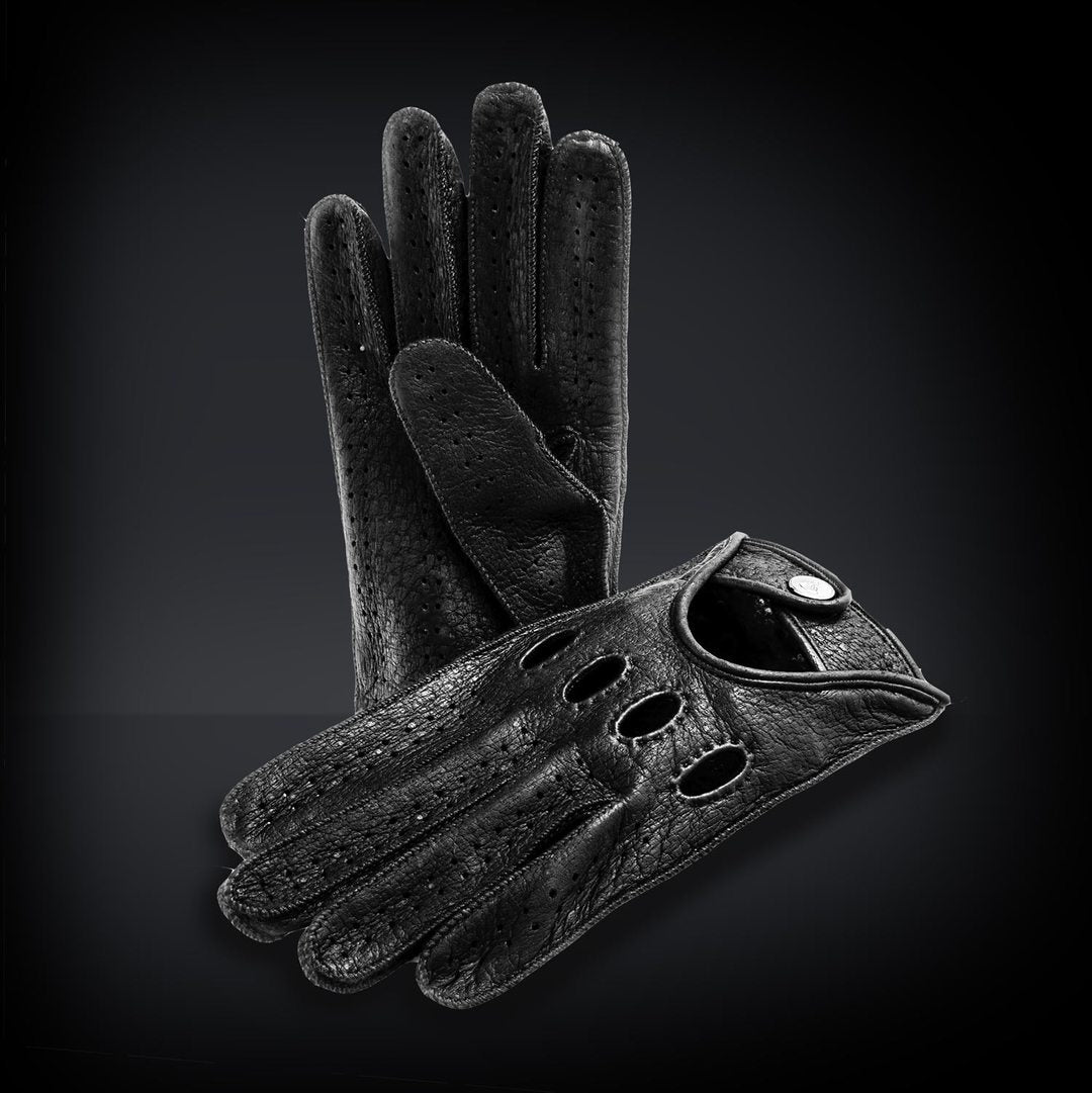 Tutto Nero Black Driving Gloves