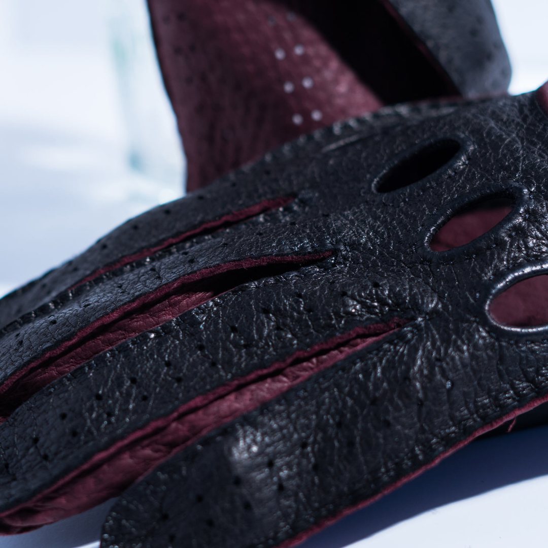 Bordeaux Driving Gloves - Made-to-order