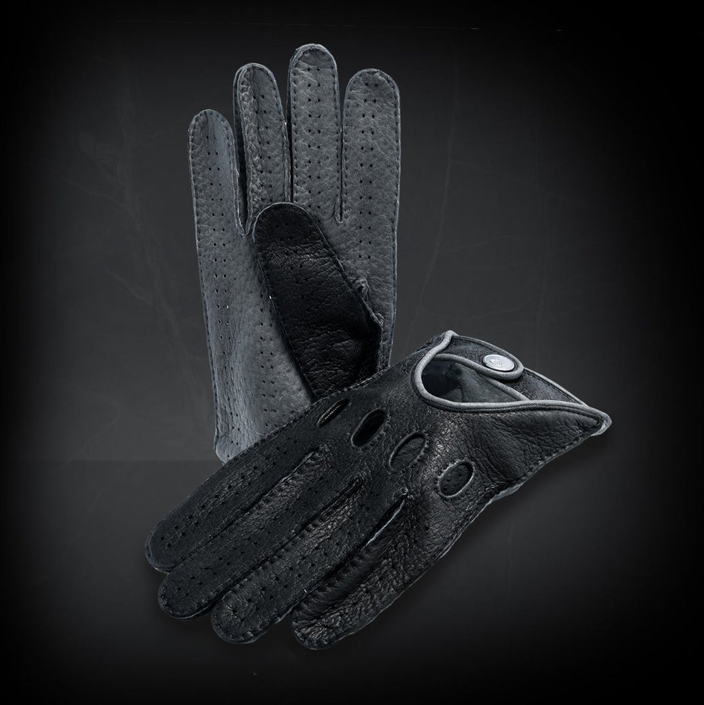 Classico Nero Black Driving Gloves
