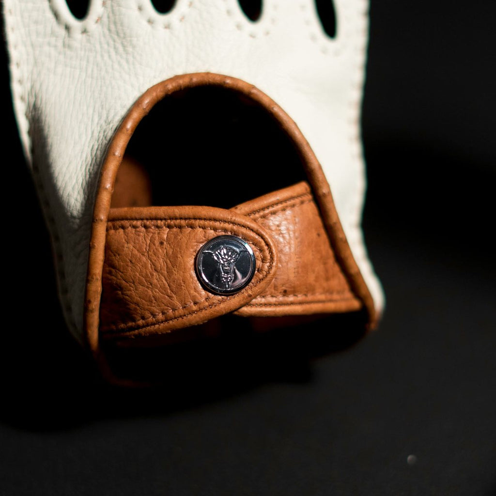 Bianco Hybrid driving gloves