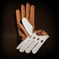 Bianco Hybrid driving gloves