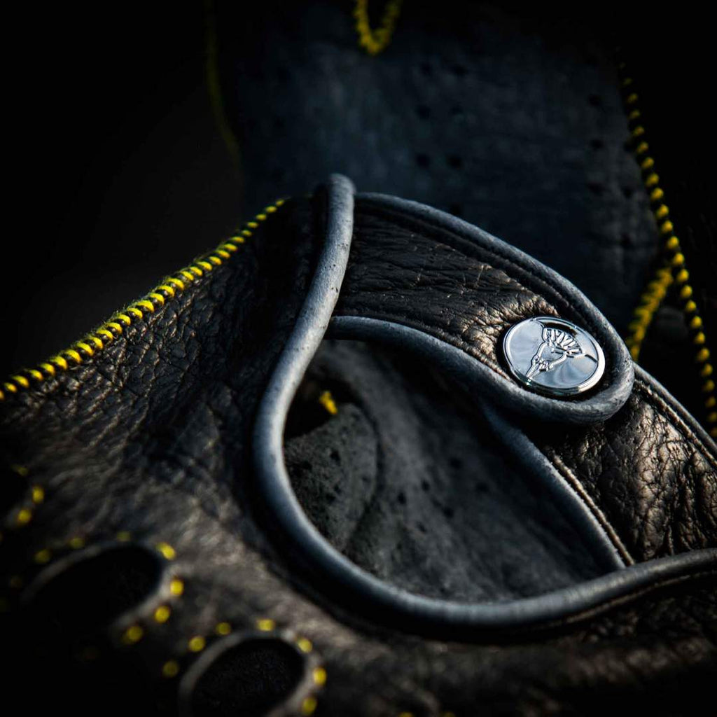 Diablo Giallo Yellow Driving Gloves